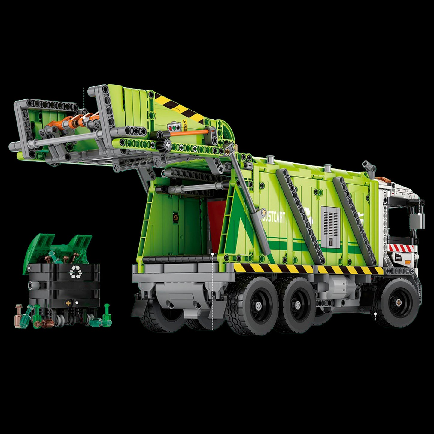 Functional Garbage Truck (1468 pcs)