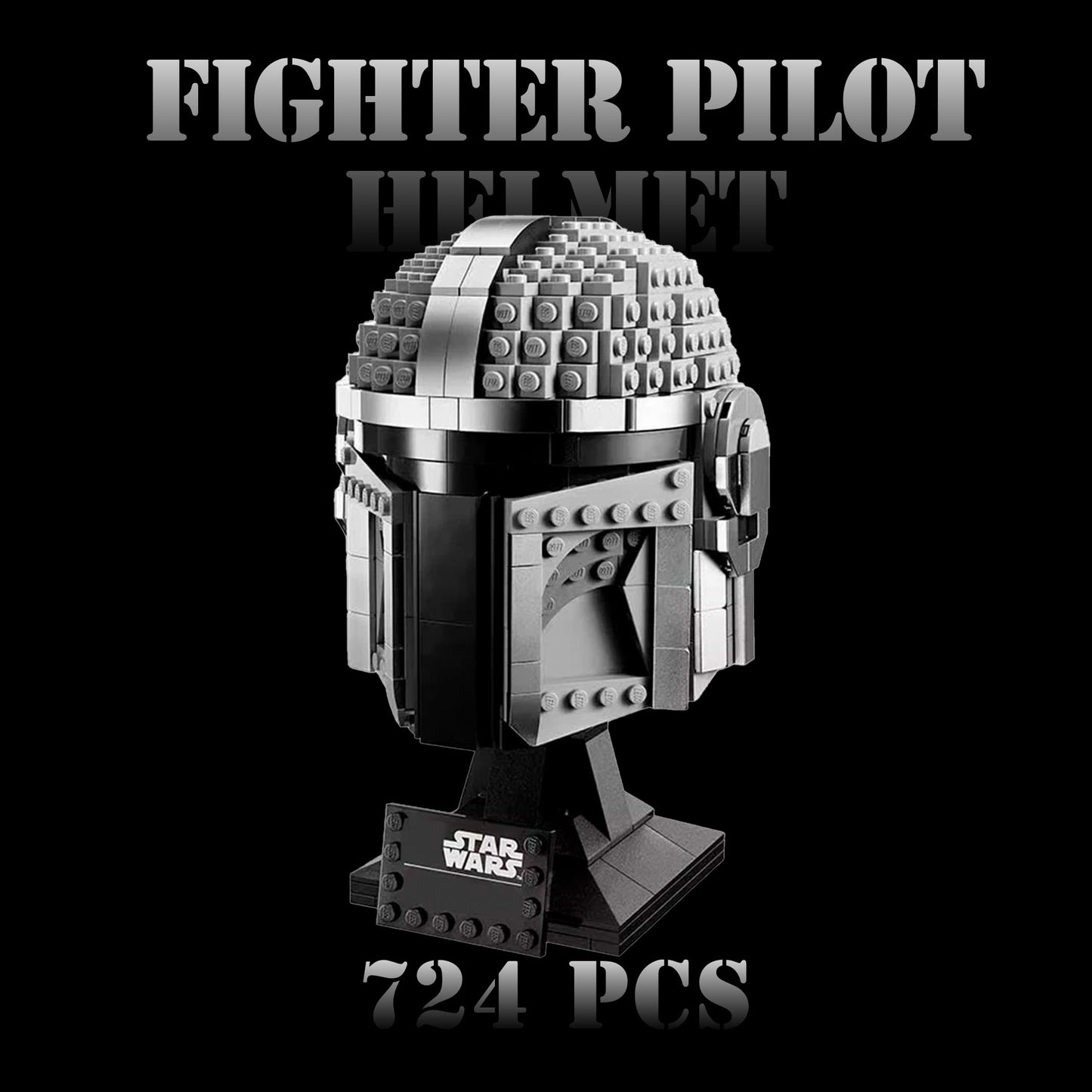 Fighter Pilot Helmet (724 pieces)