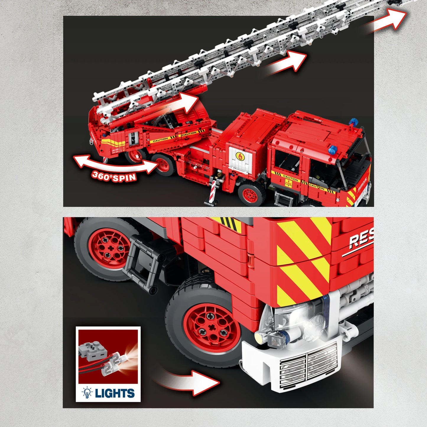 Firetruck Rescue Set (3266 Pcs)