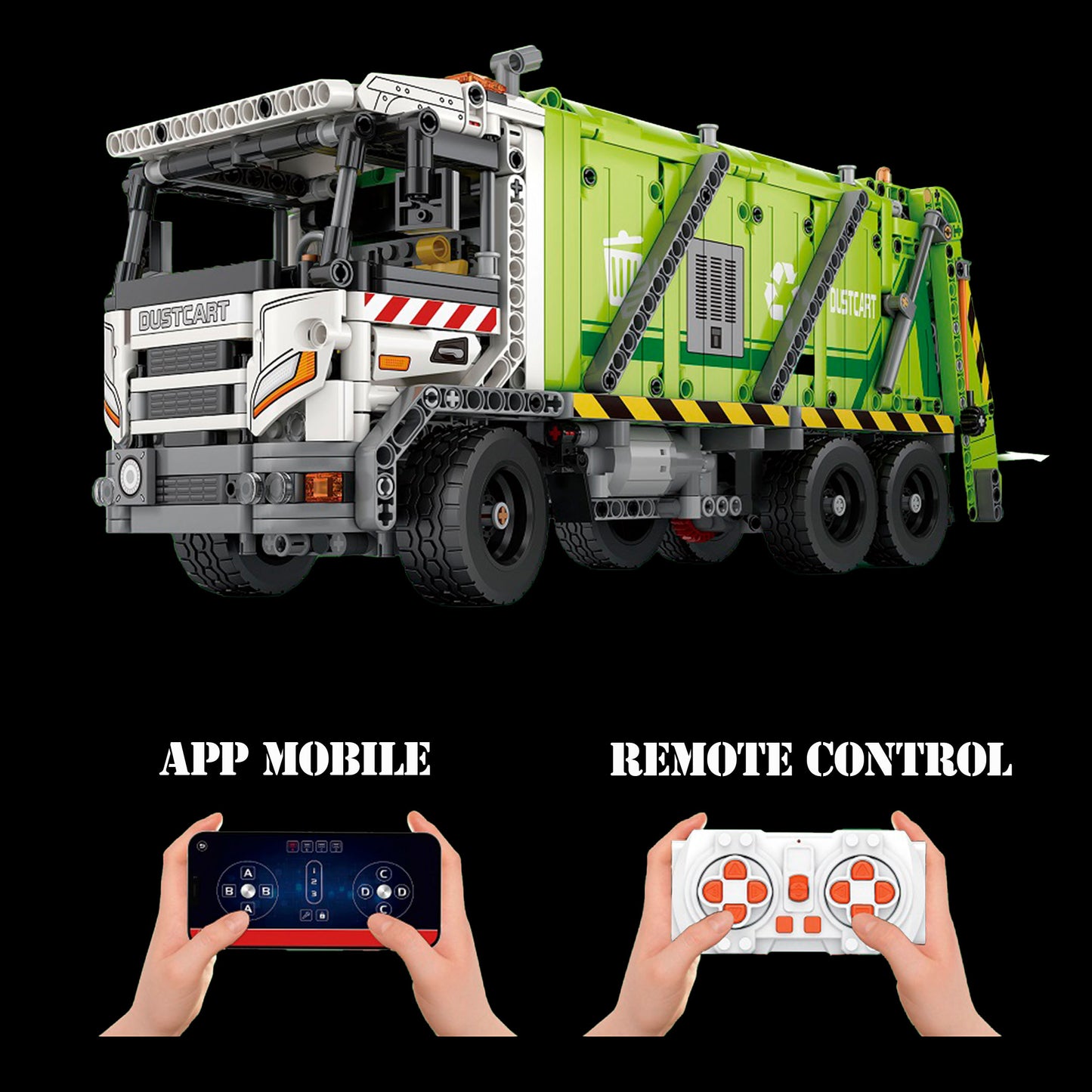 Functional Garbage Truck (1468 pcs)