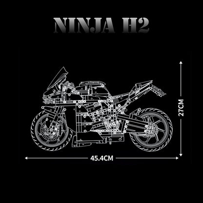 Kawasaki Ninja H2  (2088 Pcs)