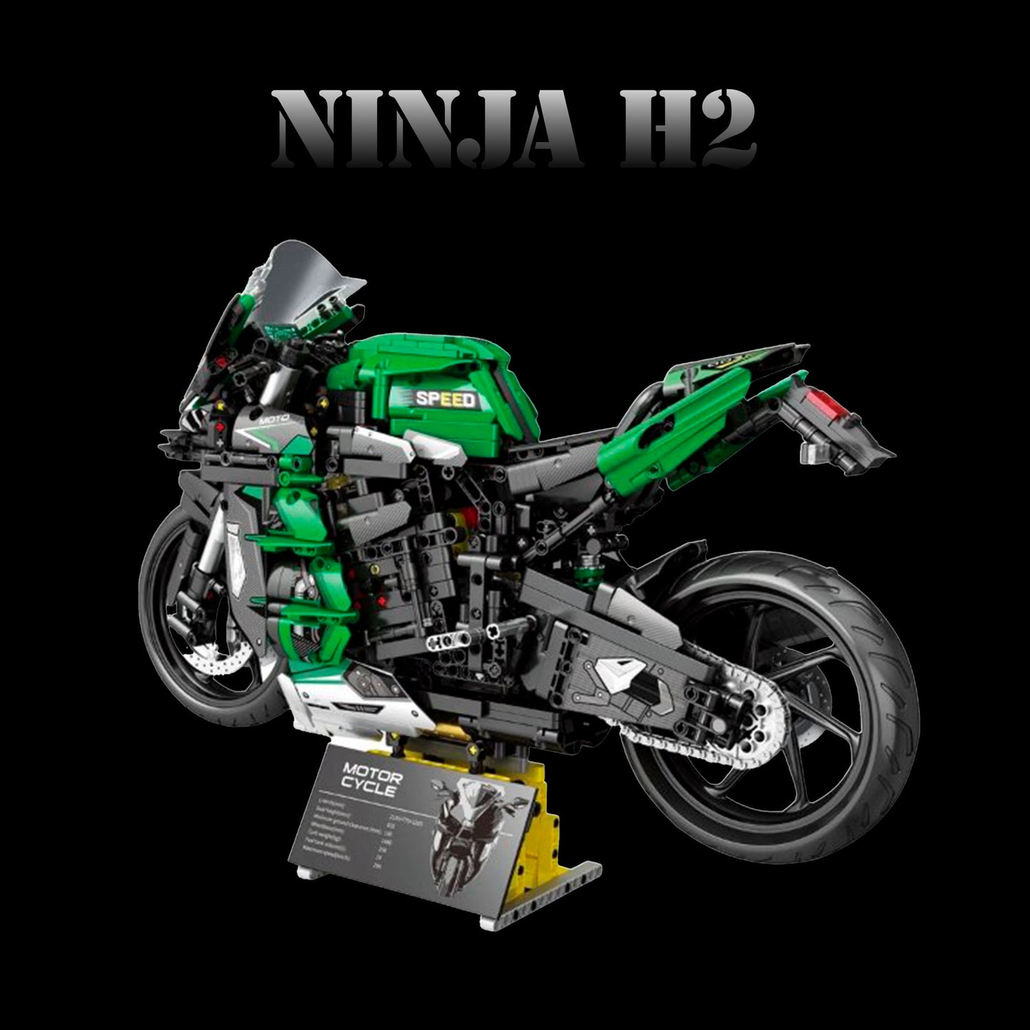 Kawasaki Ninja H2  (2088 Pcs)