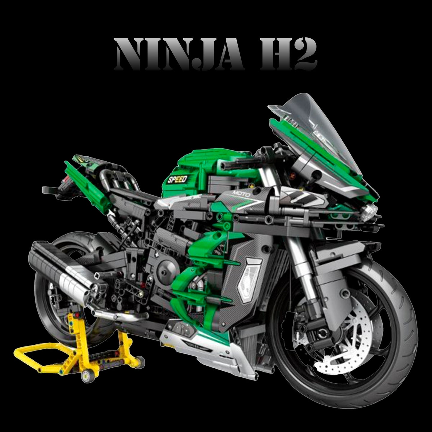 Kawasaki Ninja H2  (2088 Pcs)