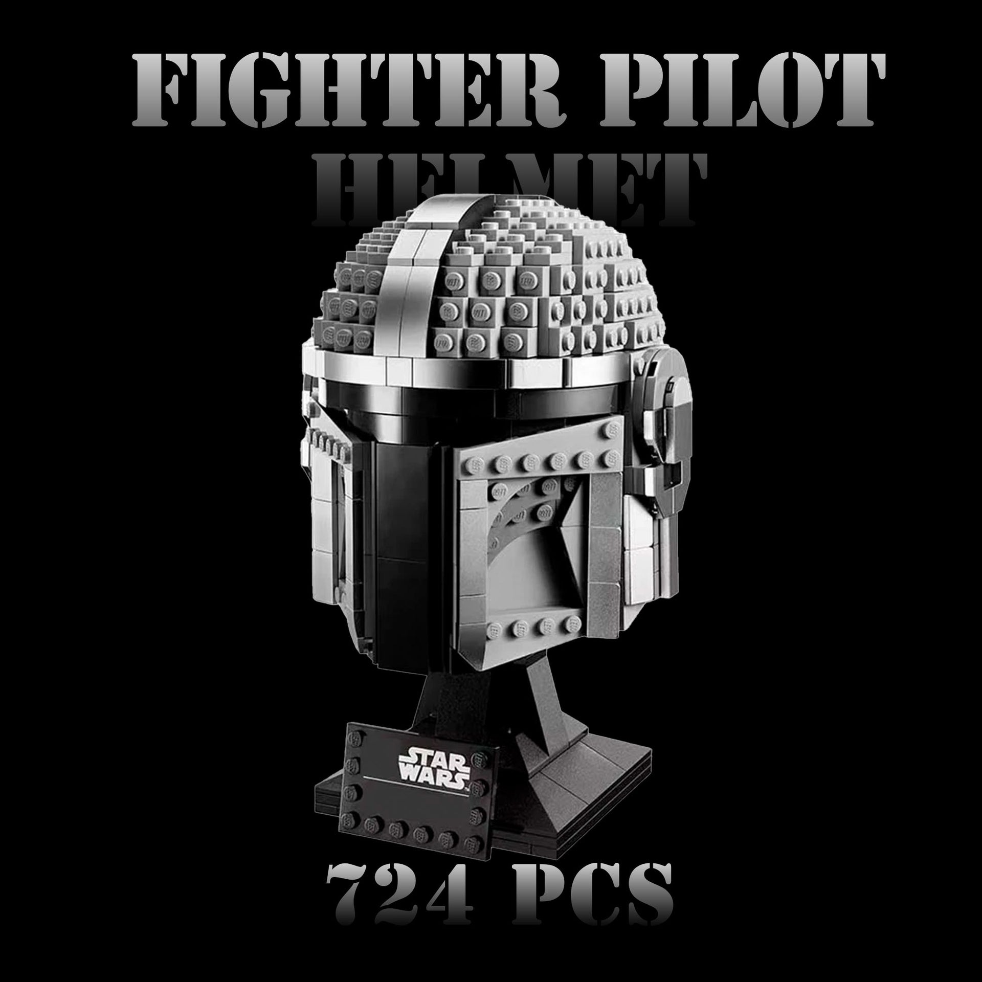 Fighter Pilot Helmet (724 pieces)