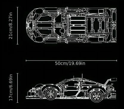 Porsche 911 RSR (1580 Pcs)