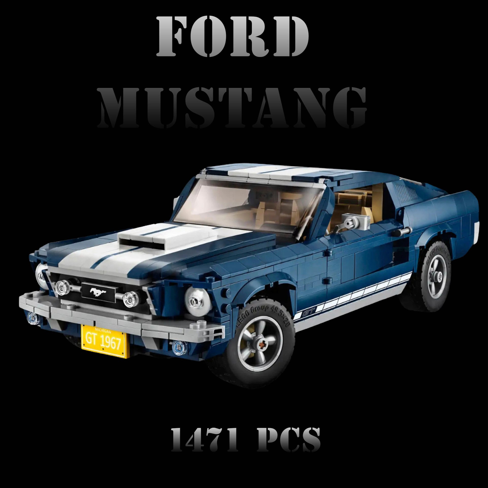 Ford Mustang (1471 Pcs)